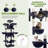 CT81F Big Cat Tower For Indoor Cats, XXL Cat Tree With Scratching Post, Hammock, Perches, Condos, And Hanging Baskets For Multiple Adult Cats-1704658835