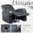 Alair Dark Gray Leather Aire Power Motion Recliner W/Bluetooth