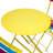 3-Piece Bistro Set with Folding Table and 2 Chairs, Multicolor-1773600465