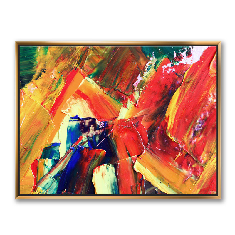 Exploration - reproduction d'art sur toile, H 36 po x l 46 po x 1,5 po, Toile encadrée d'or