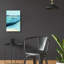  «Cyan Reflections 3» par Annie Warren, art mural en verre acrylique, 24 po x 36 po-340092713