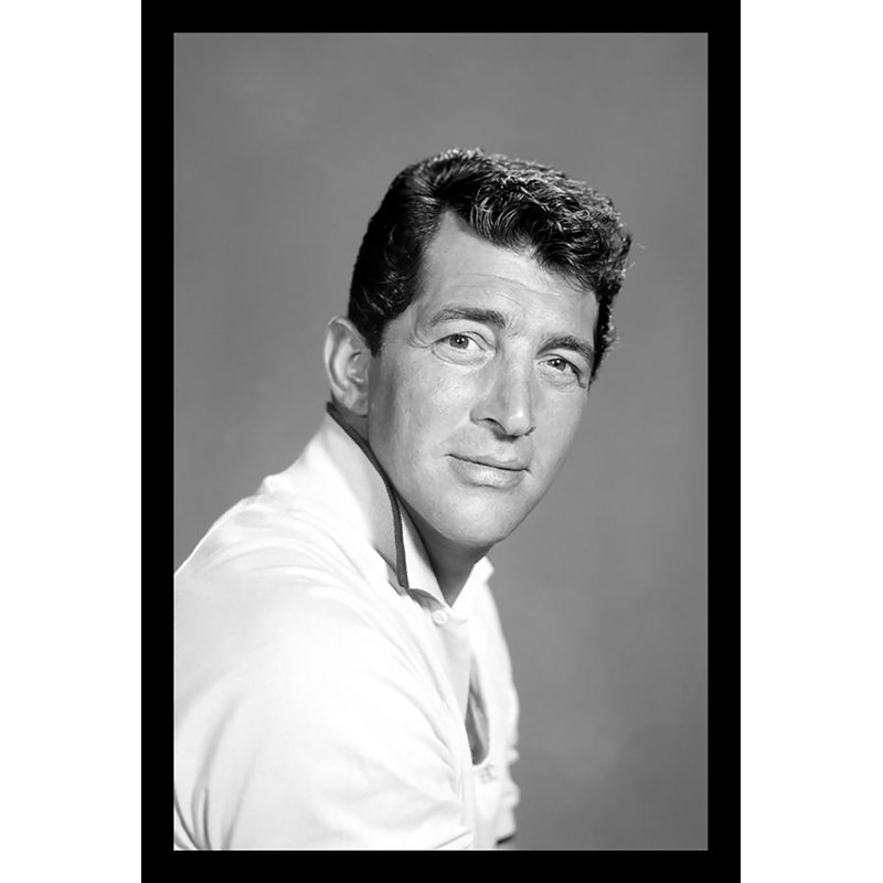 Dean Martin - reproduction de photo sur papier encadrée