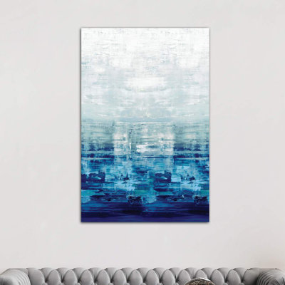 Blue Reflections 1 Piece Painting on Canvas