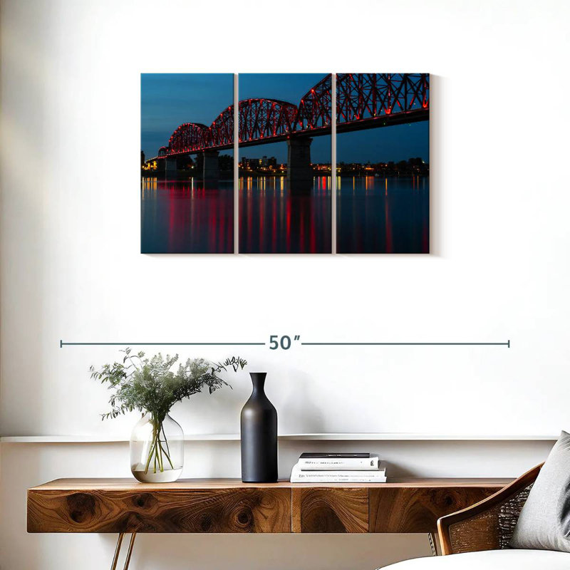Pont éclairé Nicci à Louisville, H 20 po x l 33 po