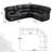 Elroy Faux Leather Power Reclining Sectional with LED-1010470922