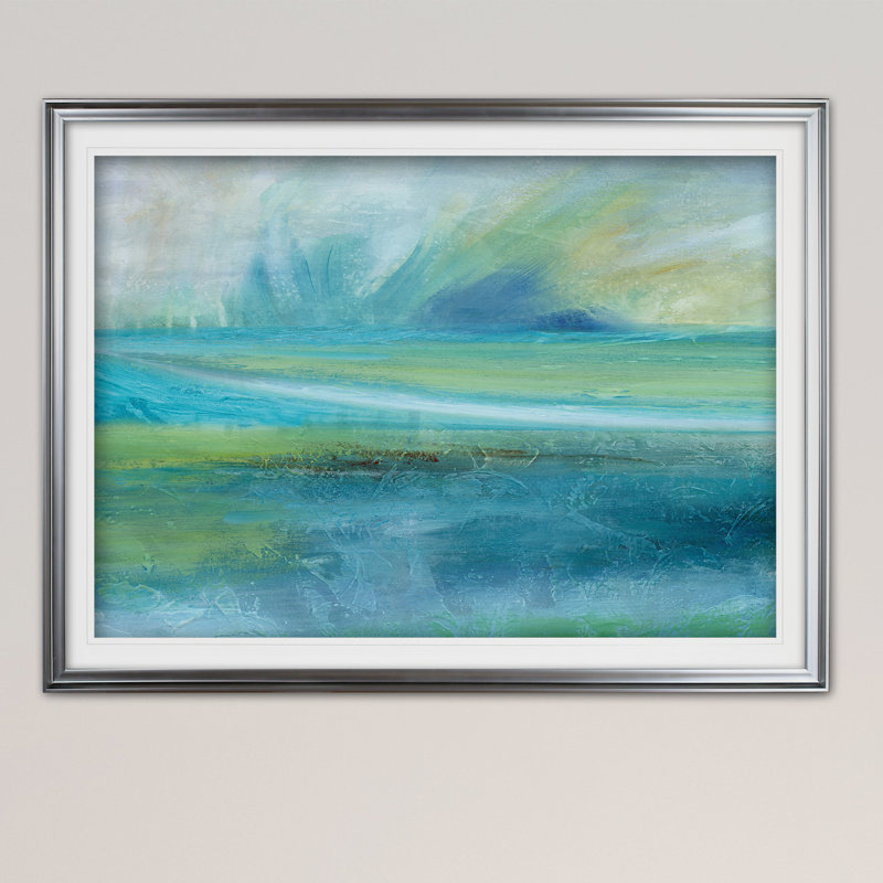 Éclaboussure de soleil, Cadre doré, H 20 po x l 24 po x P 1,5 po