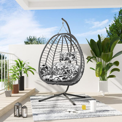 Chidinma 1 Person Swing Chair with Stand