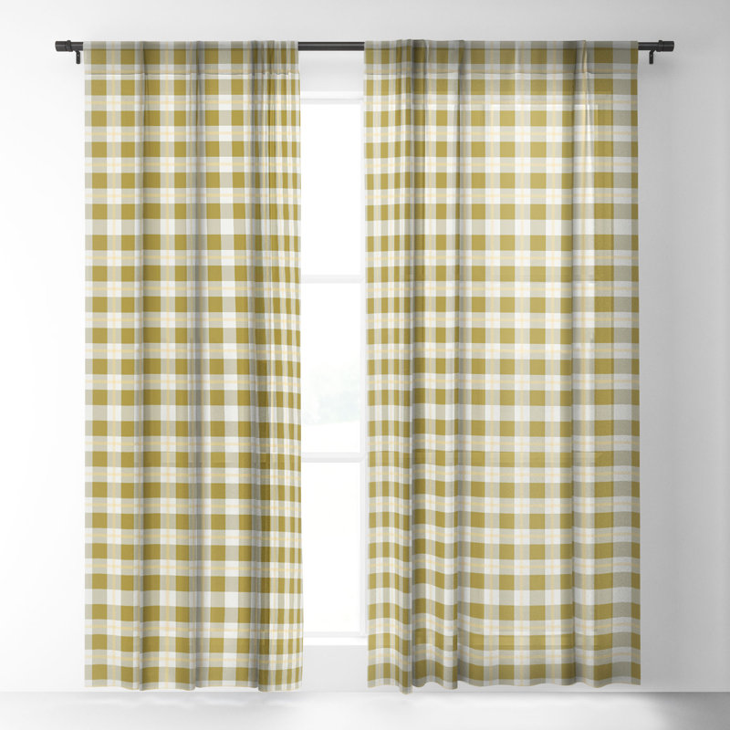 Tiffane Sheer Curtain Pair, 50" W x 120" L