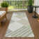 Machine Washable Indoor/Outdoor Skiljo ACN2339 Geometric Rug