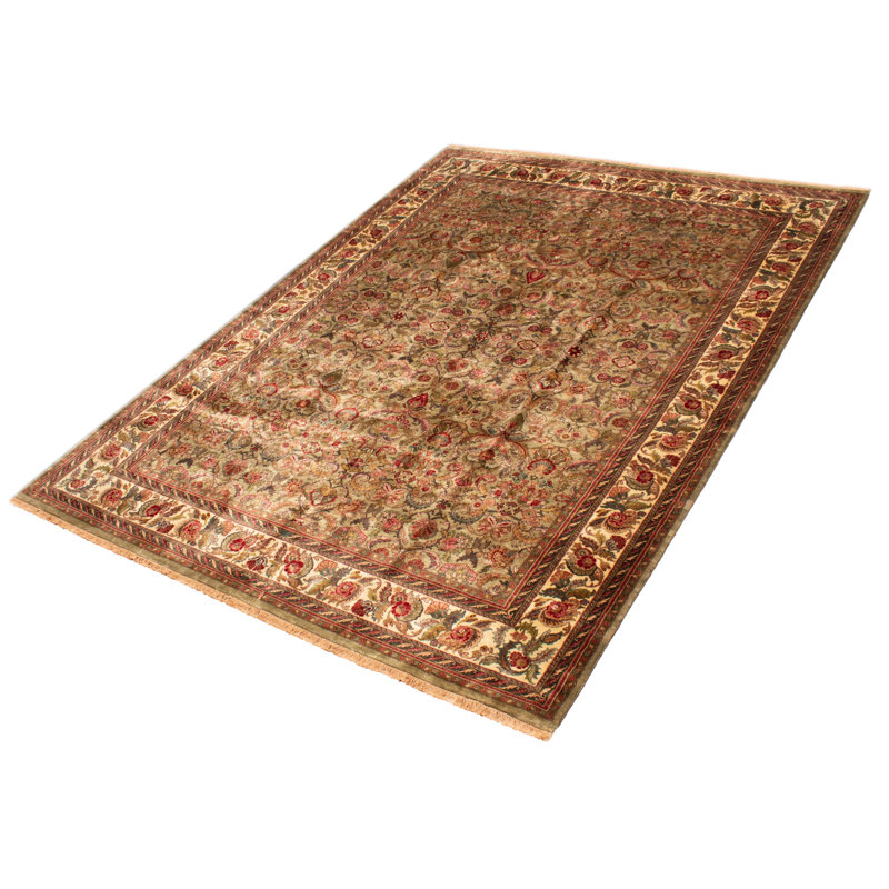 Tapis unique en laine noué à la main 10 pi x 13 pi 5 po nouvel âge Essex