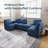 6 - Piece Upholstered Sectional
