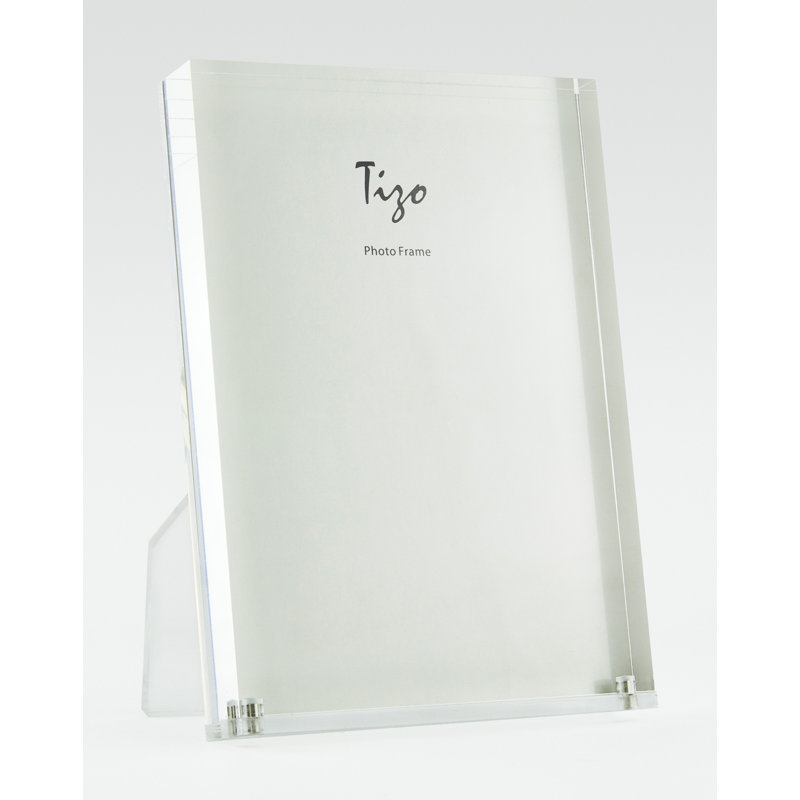 Cadre photo Lucite, Transparent, 5 po x 7 po