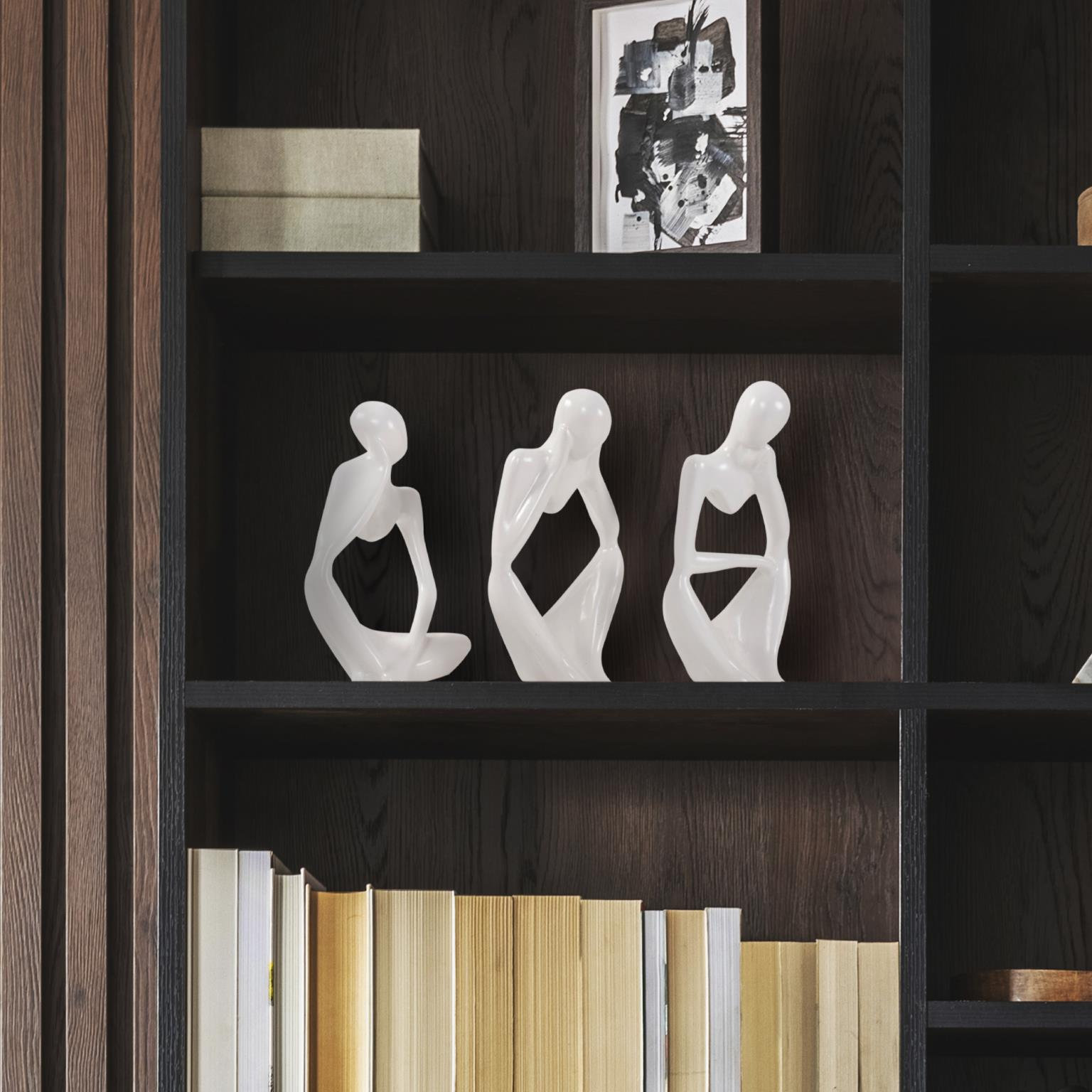 3-Piece Contentment Ceramic Sculpture