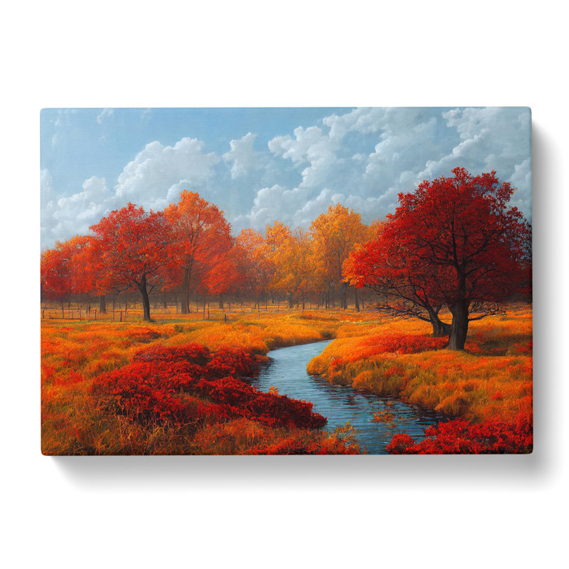 Pure Autumn Forest - Wrapped Canvas, 35cm H x 50cm W x 3cm D