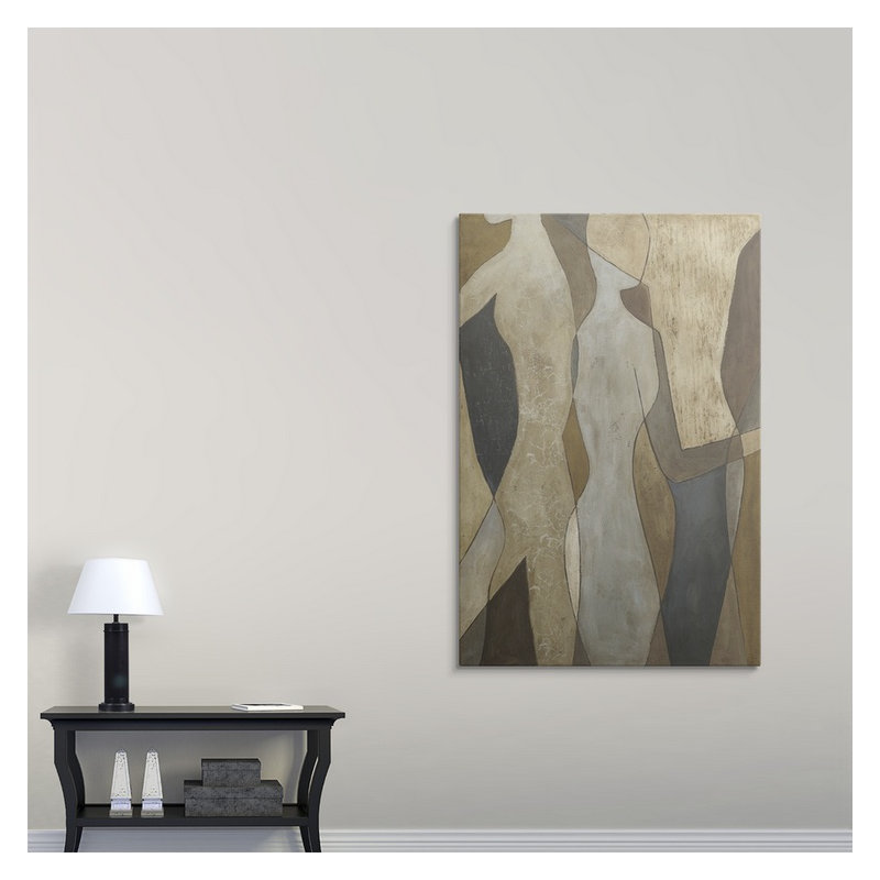 « ii » megan meagher, reproduction d’art Figure Overlay, H 48 po x l 32 po x P 1,5 po, Toile