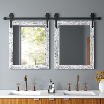 Ensemble de miroirs en bois Herzberg