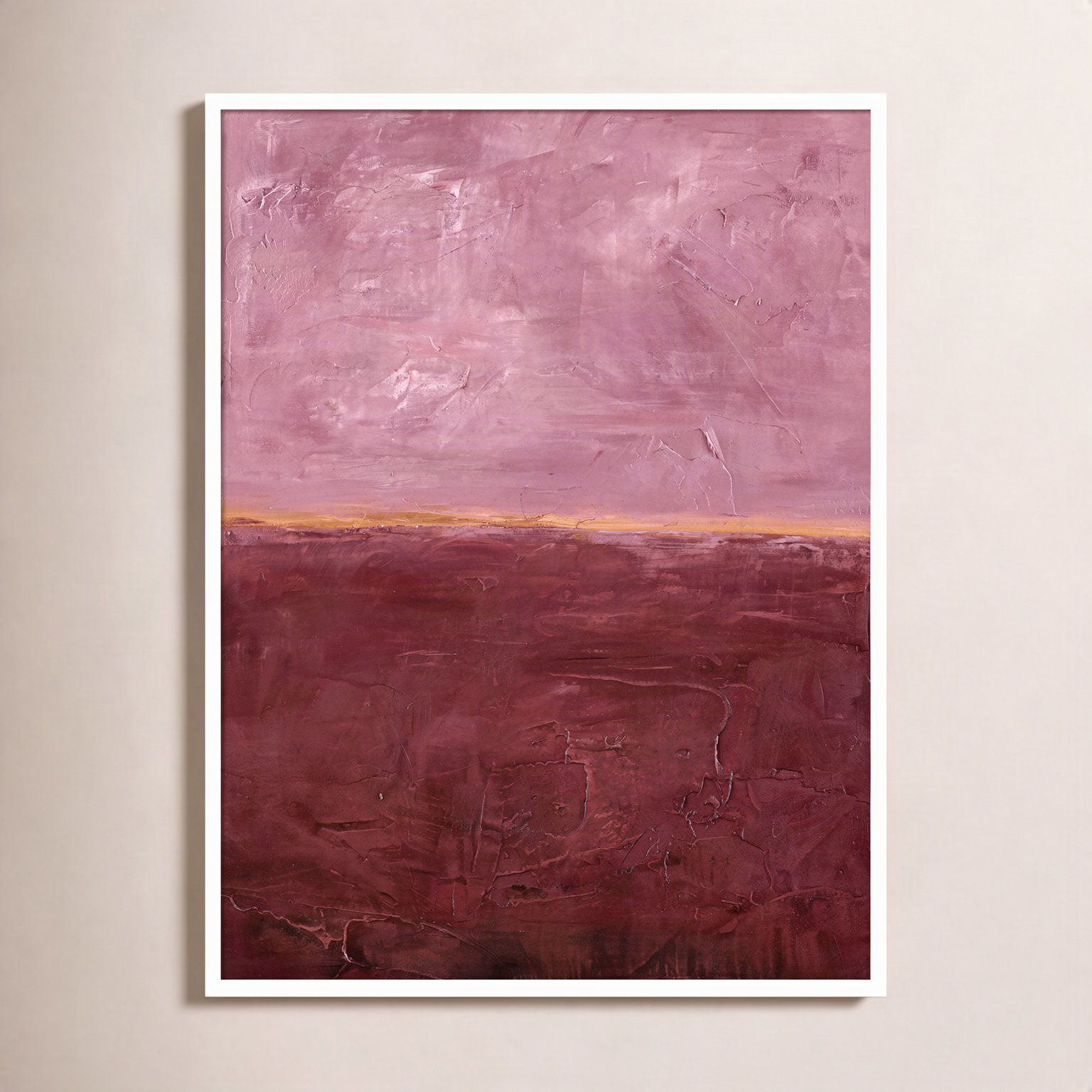 Edge Rose Print by Design Fabrikken, 41" H x 31" W, White