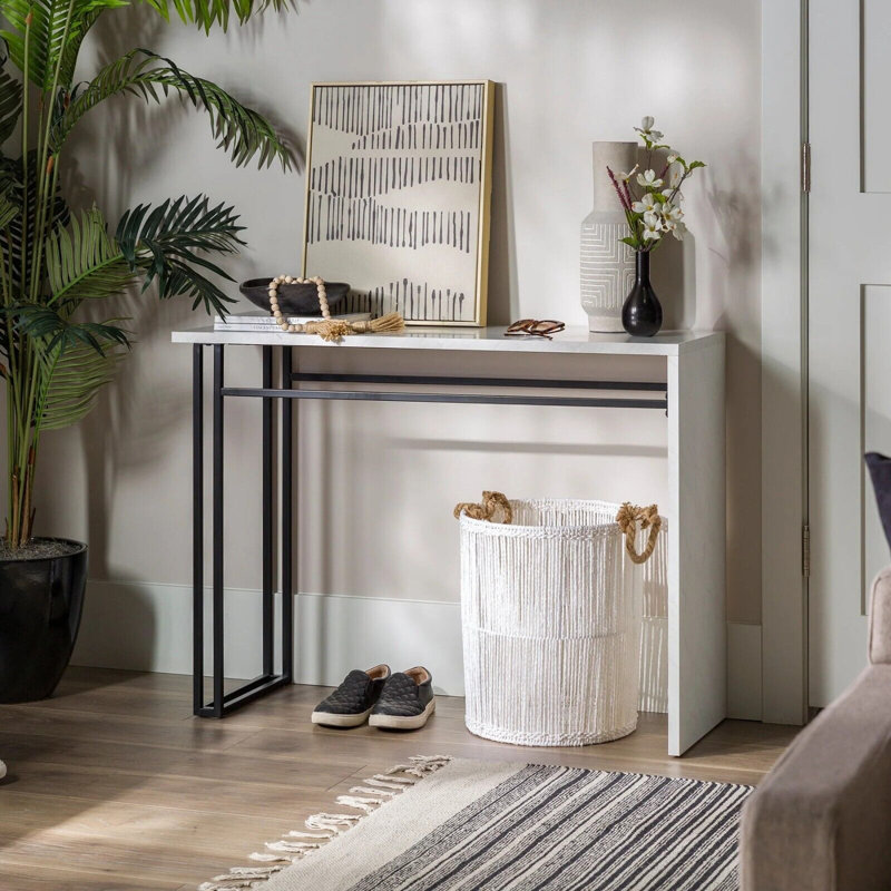 Ortego 35.6cm Console Table, White