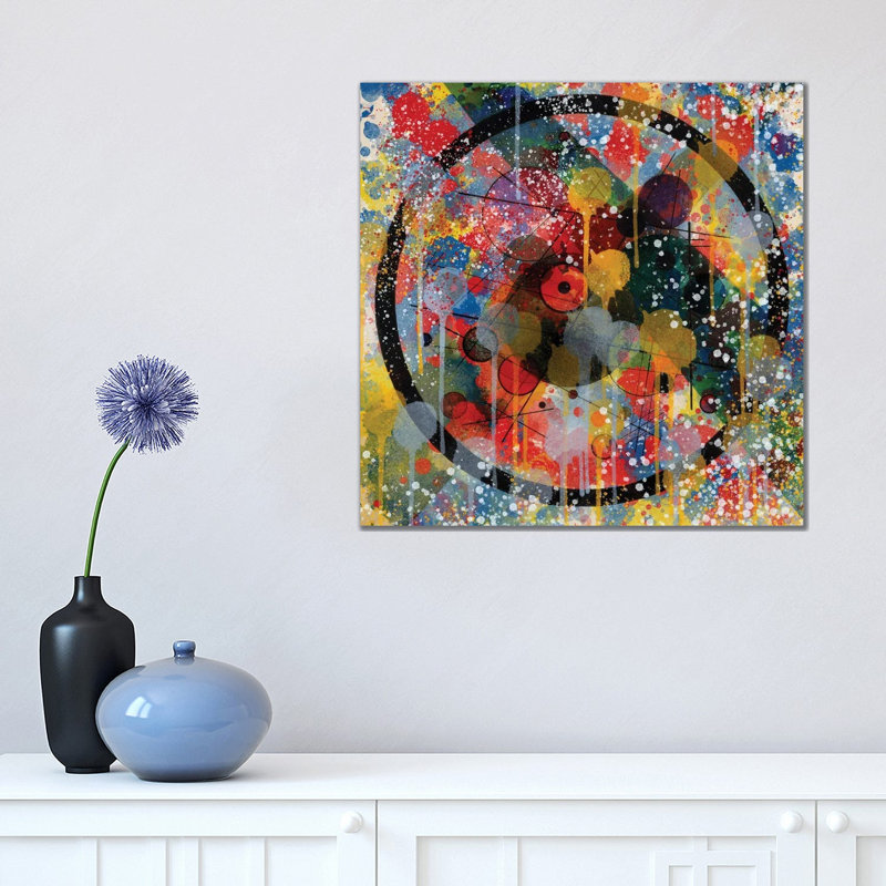 Kandinsky Spray Art Tribute by Emmanuel Signorino - Wrapped Canvas Gallery-Wrapped Canvas Giclée