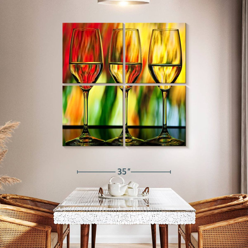 Happy Hour champagne, H 45 po x l 45 po