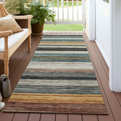 Tapis beige intérieur / extérieur lavable à la machine Cinead ACN1703