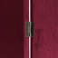 6 Ft. Classic Arch Velvet Room Divider Blue 3 Panel-327438972