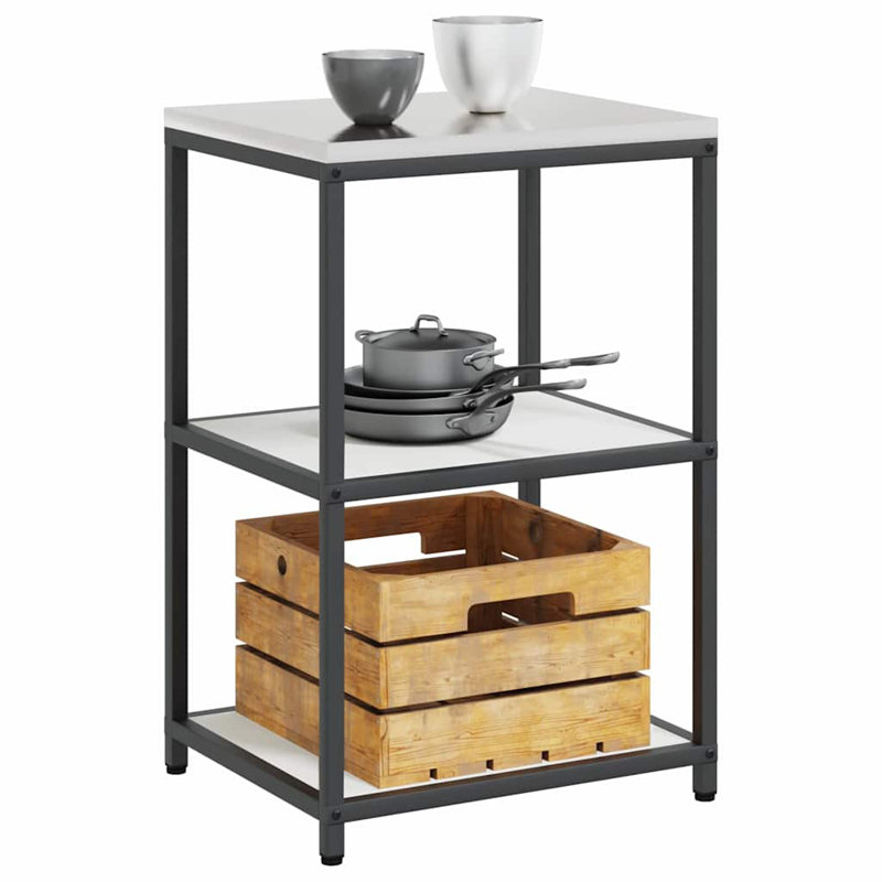 Kitchen Cabinet Set, White