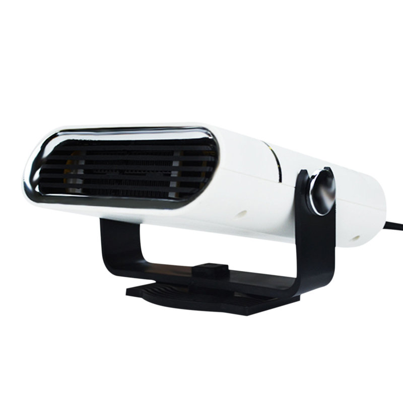 Car Heater Factory Directly Supplies Border 12V24V Portable Car Heater Defrosting Heater, Black/White