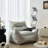 Middle aged bean bag sofa