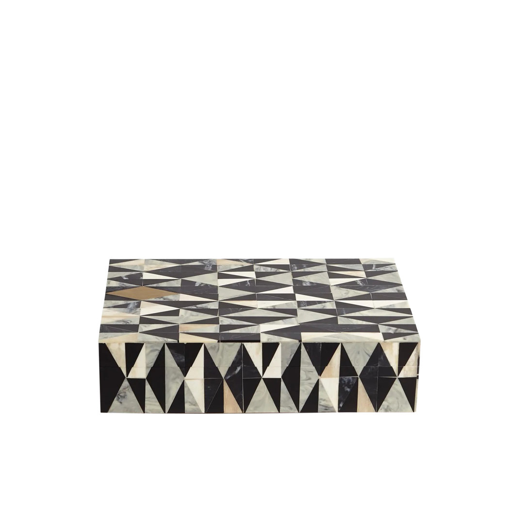 Brass Diamond Box Global Views