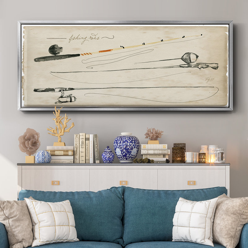 Tackle Box Collection D- Framed Canvas