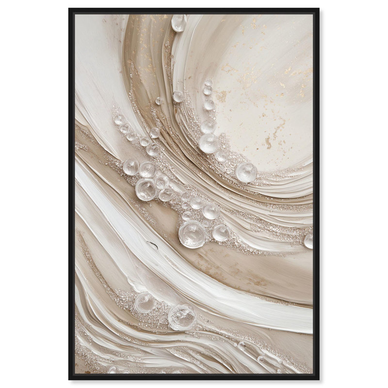 «Elegant Abstracts» par Art Remedy, Structure noire, H 16 po x l 11 po