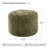 Anease 22.6" Modern Round Upholstered Pouf Ottoman-984914171