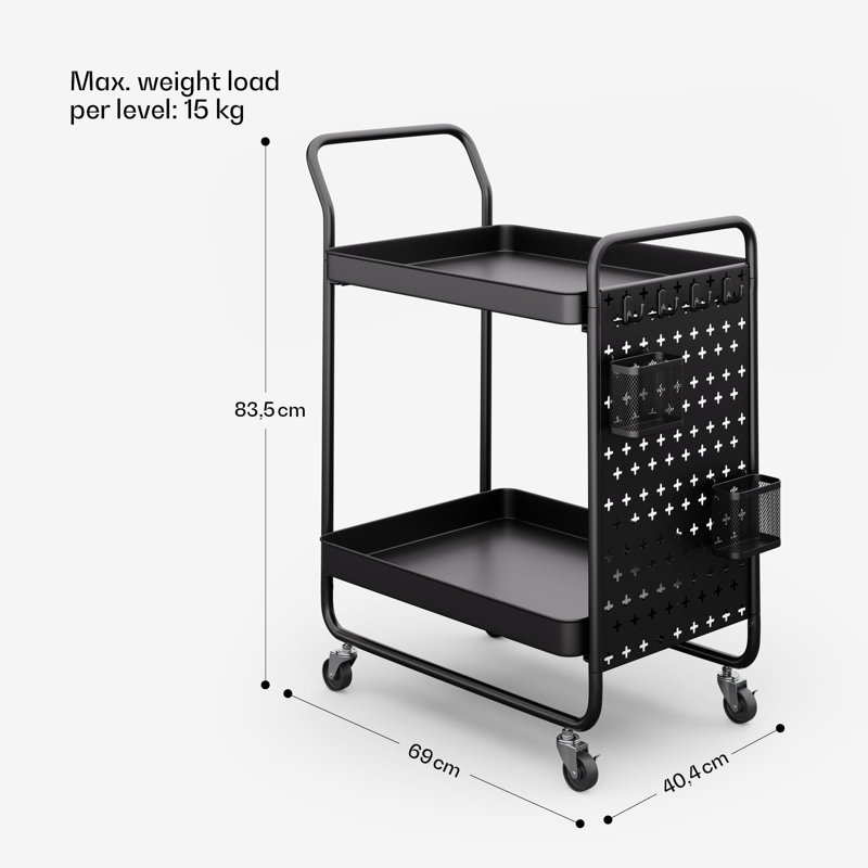 Wood Bar Cart