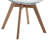 Fashank 19''W Modern Upholstered Transparent Dining Chairs with Solid Wood and Leather Cushions Seat -1856239439
