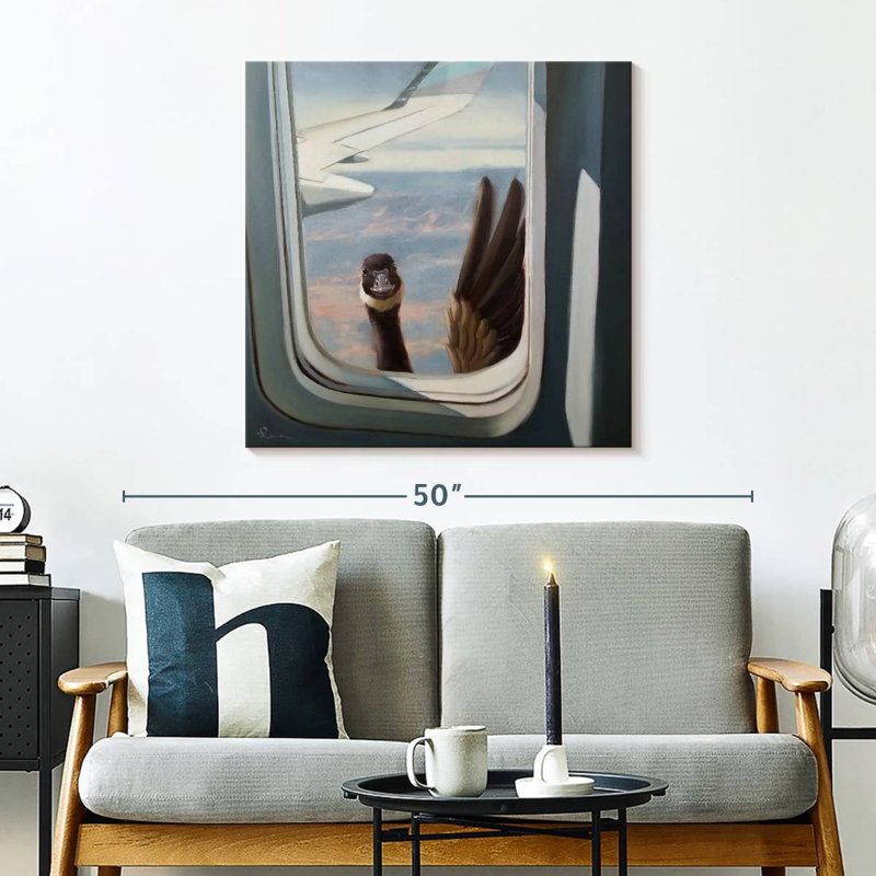 Brampt Friendly Skies, 30" H x 30" W