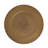 Brown Rustic Woven Look Faux Rattan Charger Plates 13" Round, Set Of 4 