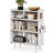 4 Tier Bookshelf, Modern Open Bookcase with Pegboard-792782000-792782015