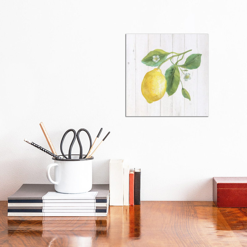 Lemon Fresh II By Nan - Wrapped Canvas Art Prints by Nan - Wrapped Canvas Gallery-Wrapped Canvas Giclée