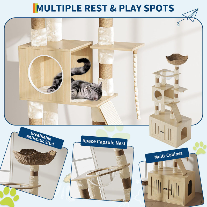 170cm H Cat Tree