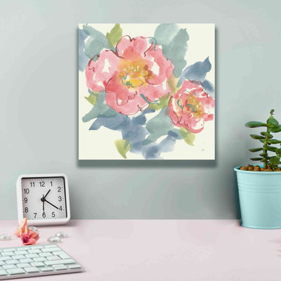 Peony in the Pink I by Chris Paschke - Wrapped Canvas Painting -  Red Barrel StudioÂ®, EB30B880DA1A4275B300D62BD3621D7C