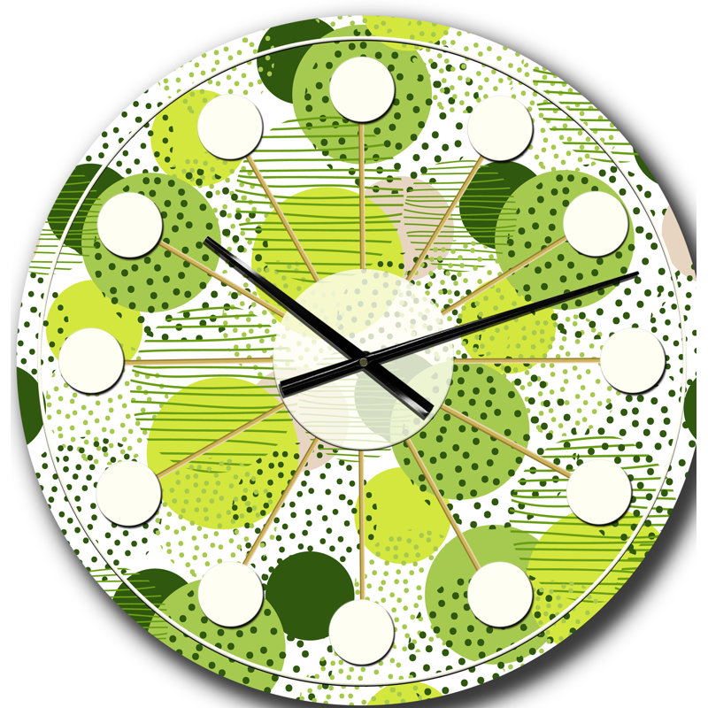 Horloge murale circulaire rétro X, Surdimensionné