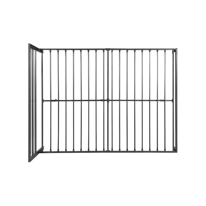 Structure de lit en métal pour grand lit, gris anthracite - solide et résistant au bruit, facile à assembler, sous le rangement, sans sommier tapissier, convient aux matelas de 8 pouces ou plus épais, tête de lit avec poids de 600 lb