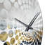 Horloge murale abstraite grise-101236931