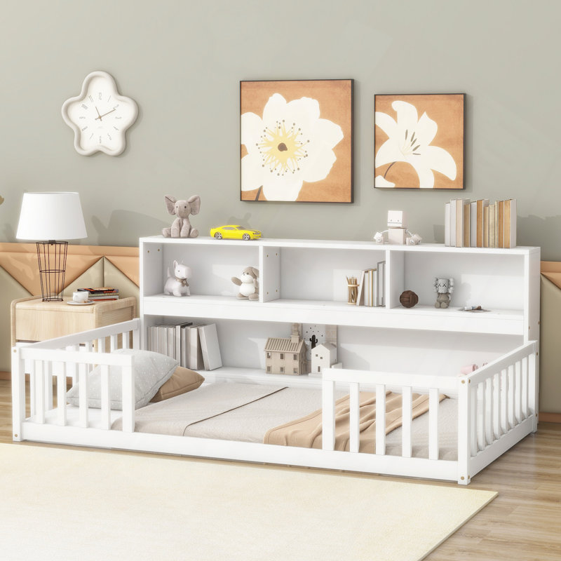 Jiah Yes Bed, Twin, White