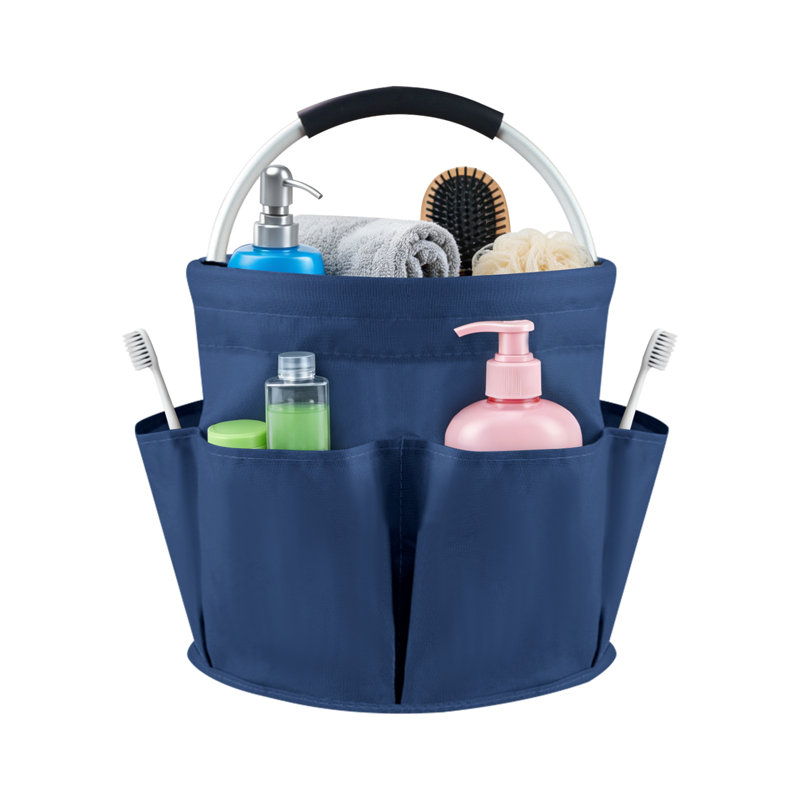 Foldable Cleaning Caddy, Portable Beach Basket, Multifunctional Storage Basket for Camping, Gardening, Picnic