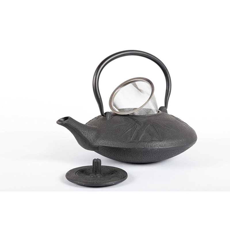 théière en fer moulé 1,19-qt  Pedroza, Noir