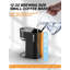 Cafetière à portion unique pour café K-Cup et moulu, infusion rapide, 6 à 12 onces, une tasse à café pour tasses de 5,5 po, petite cafetière à un bouton avec rappel de détartrage