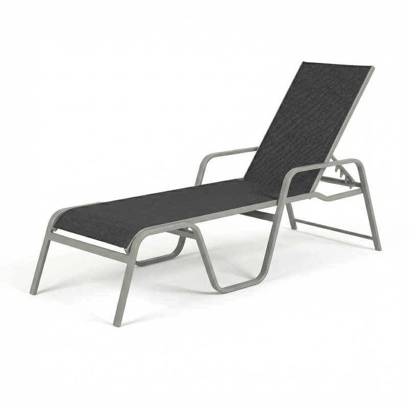 Chaise, Ninja Sling/Matte Gray