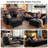 L Shaped Upholstered Boneless Corner Modular Sectional Sofa Cloud Couch - Chenille Fabric-951997441-951997446